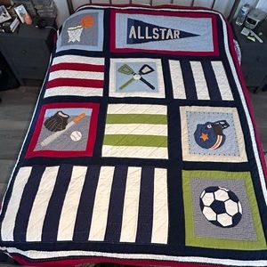 Pottery Barn Kids Twin All Star Quilt